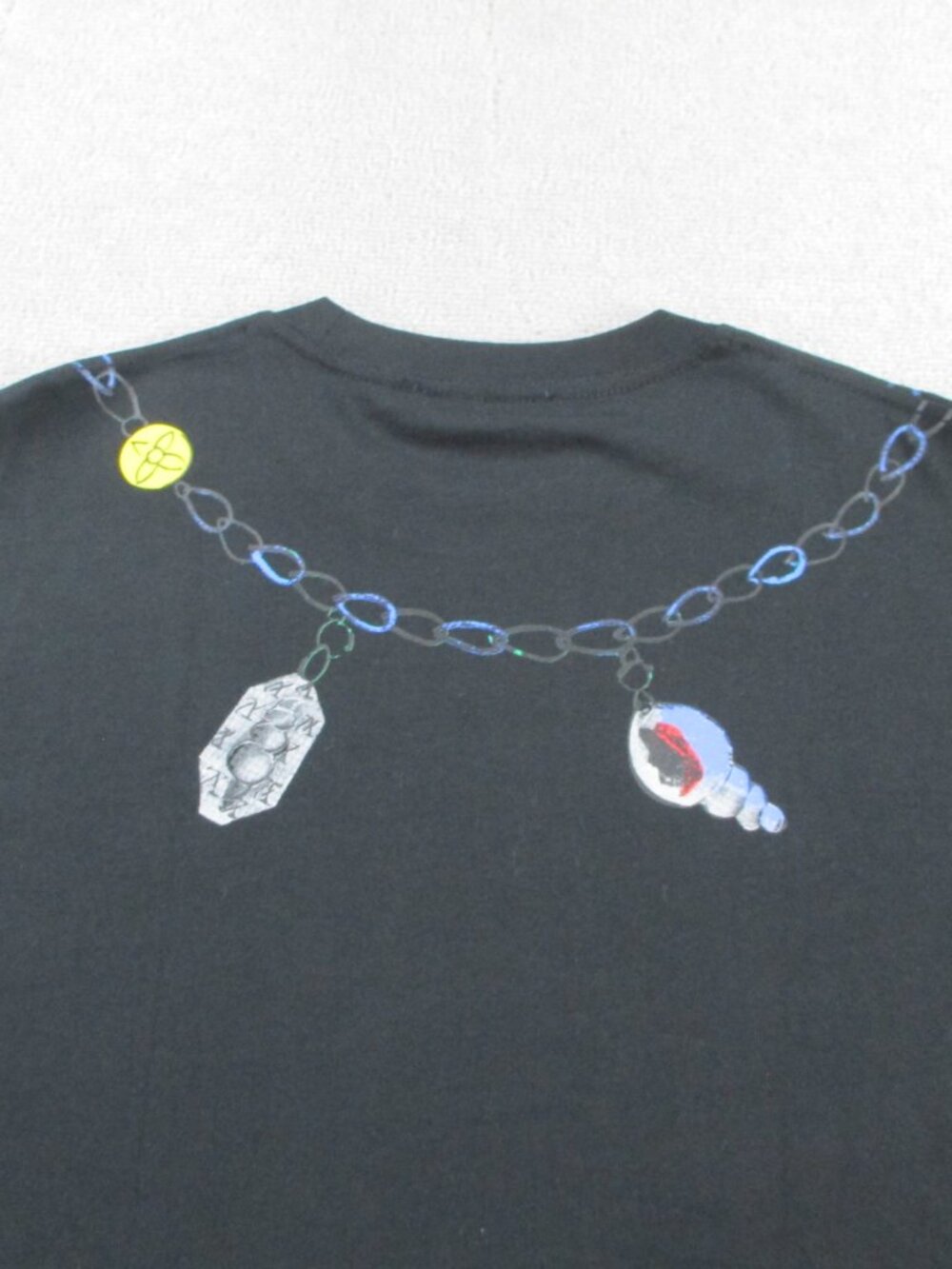 Louis Vuitton Nautical Necklace Shirt Adult Large Black Graphic Print Designer - Picture 4 of 12